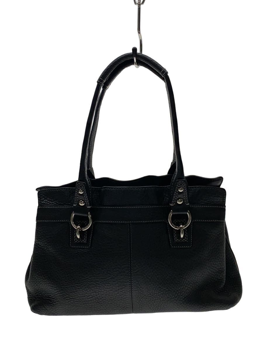 COACH Shoulder Bag Leather BLK F14686