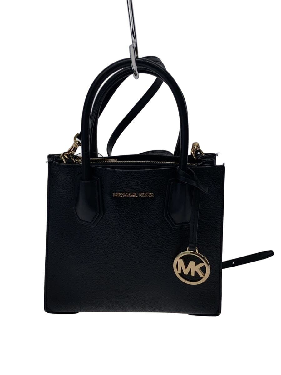 MICHAEL KORSMERCER Shopper Tote Crossbody Medium Leather Black 35S1GM9M2L