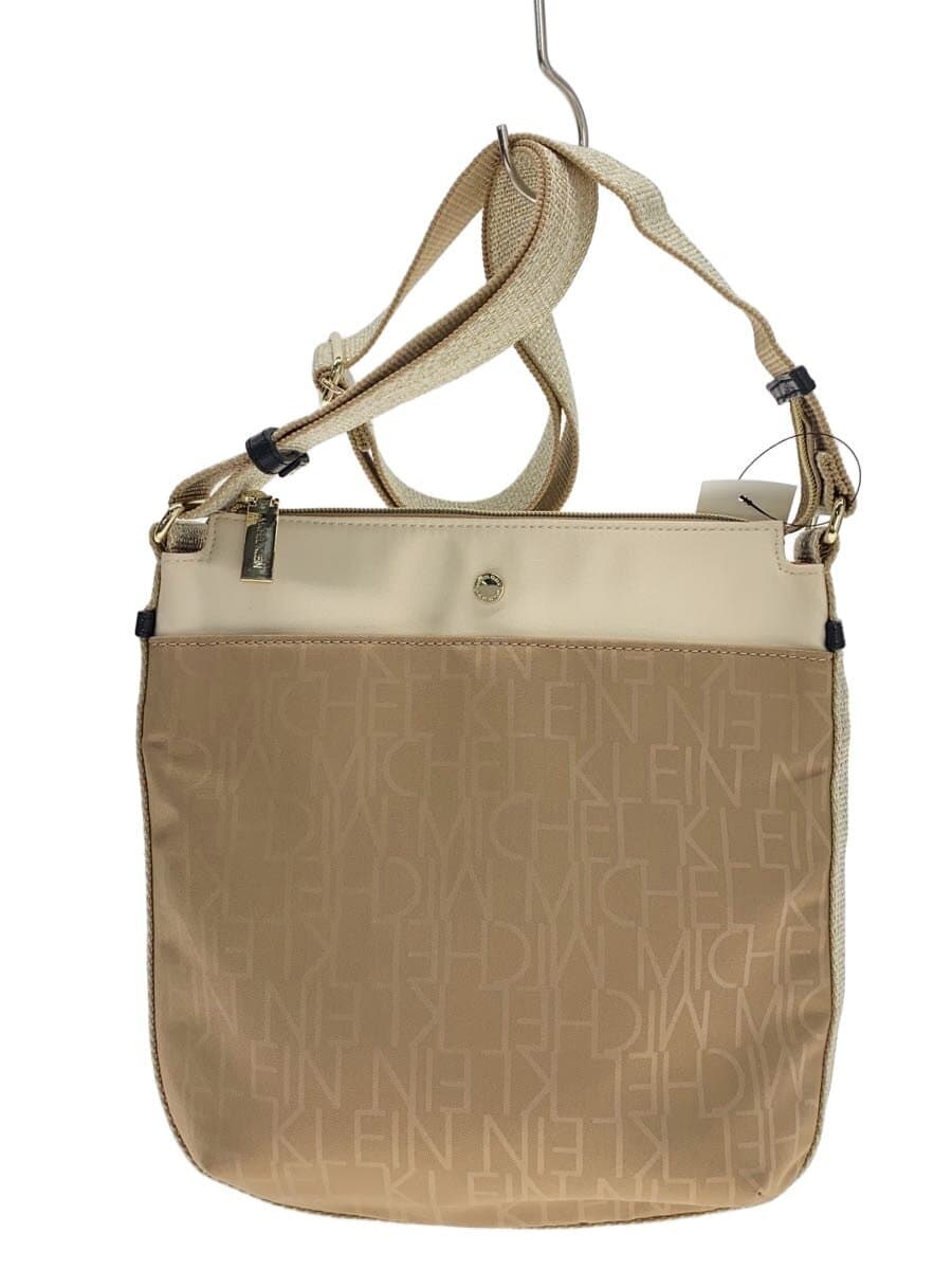 MICHEL KLEIN Shoulder Bag BEG All Over Pattern