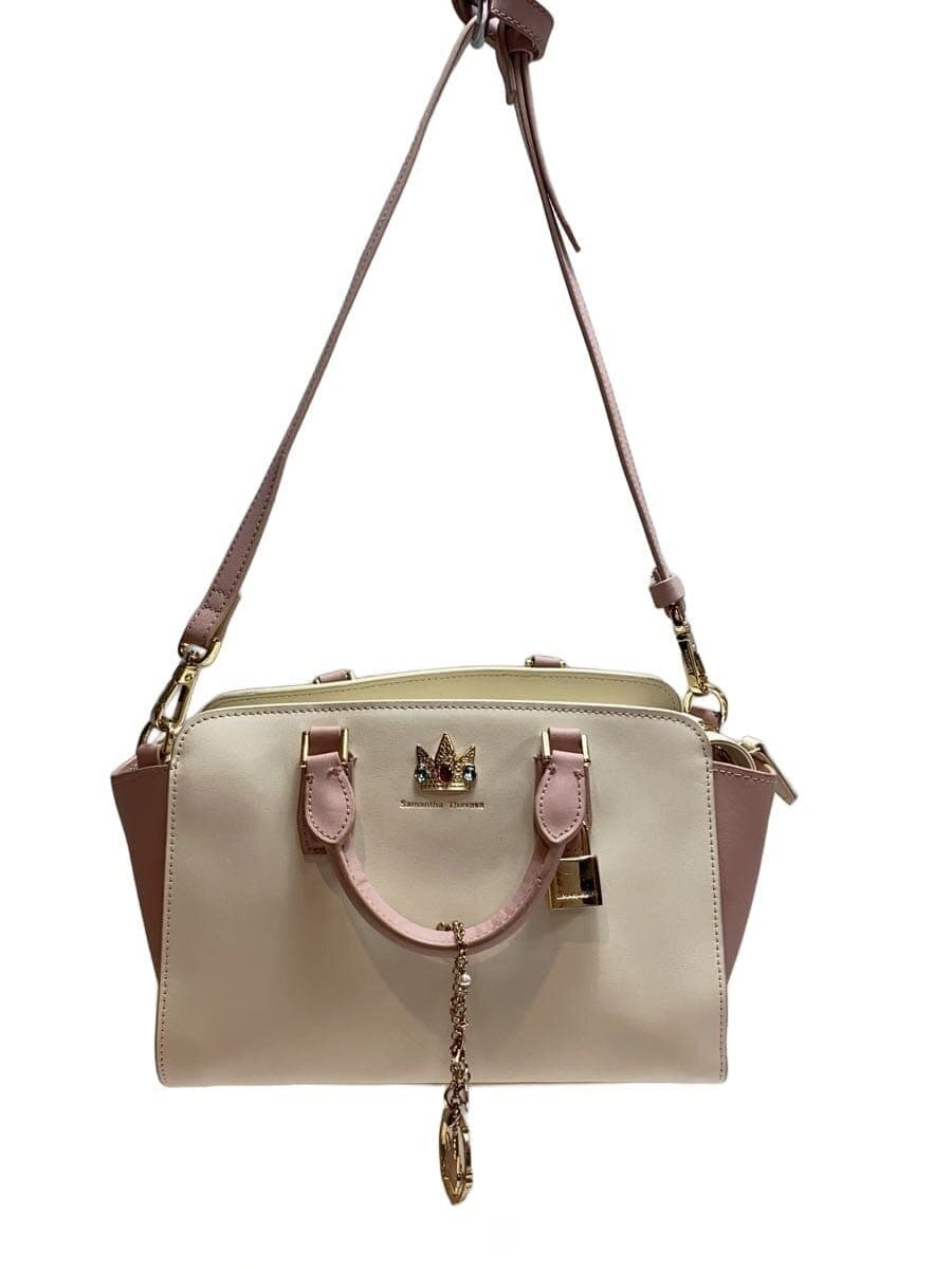 Samantha Thavasa Handbag Faux Leather WHT