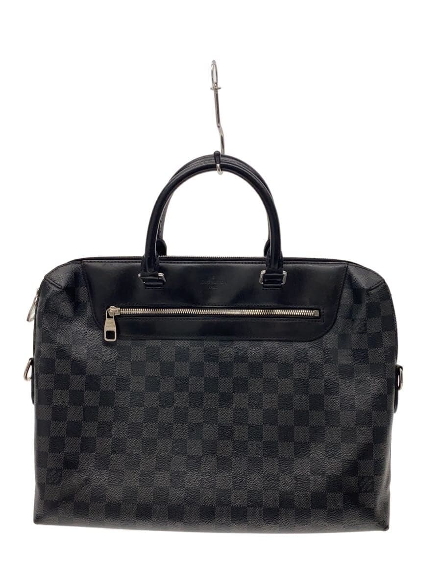 LOUIS VUITTON Porte-Documents Jour NM_ Damier Graphite PVC BLK N48260