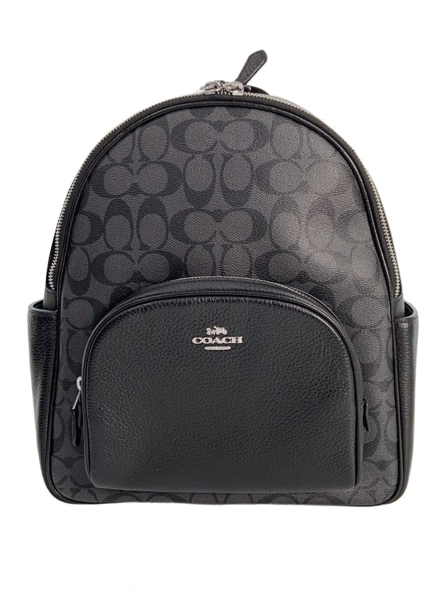 COACH Backpack Leather BLK