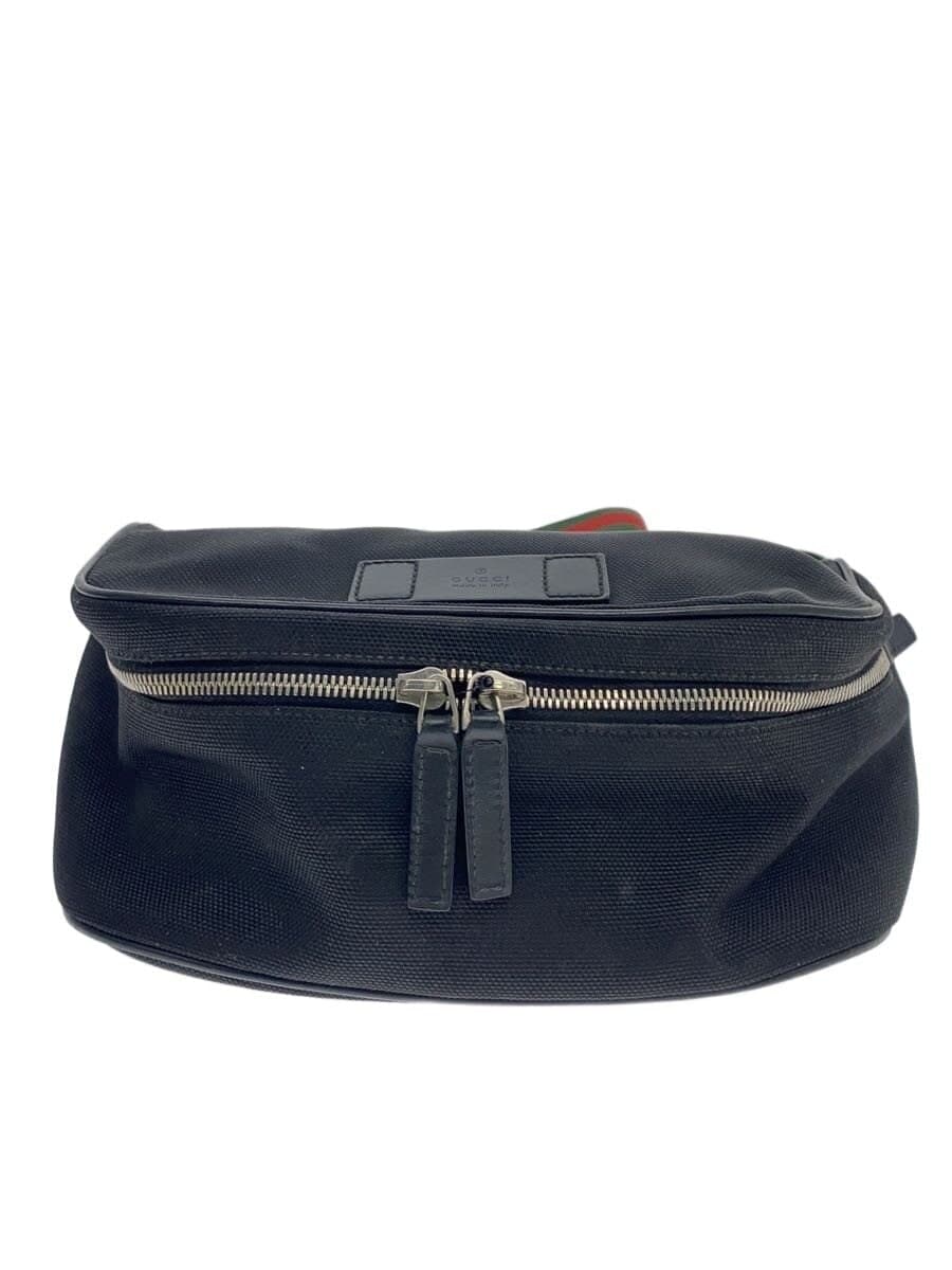 GUCCI Waist Bag_Sherry Polyester BLK Solid