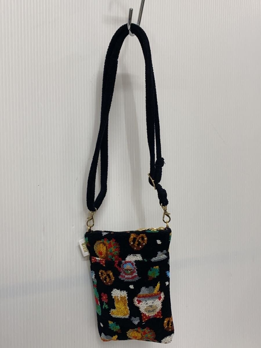 FEILER Prost Smartphone Shoulder Shoulder Bag Velour BLK All Over Pattern