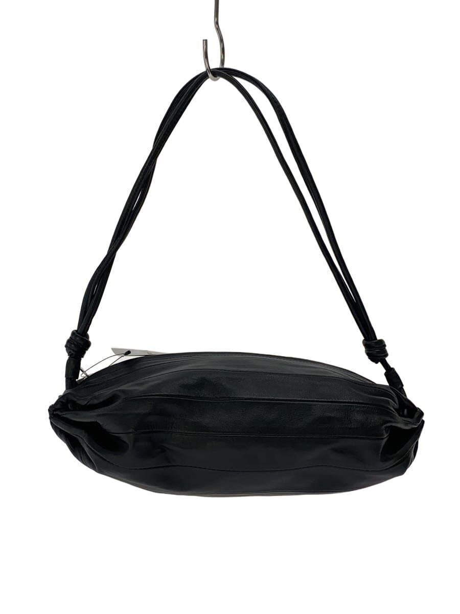 marimekko Shoulder Bag Leather BLK Solid