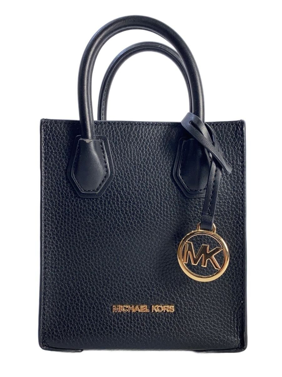 MICHAEL KORS Shoulder Bag Leather BLK Solid 35S1GM9T0L