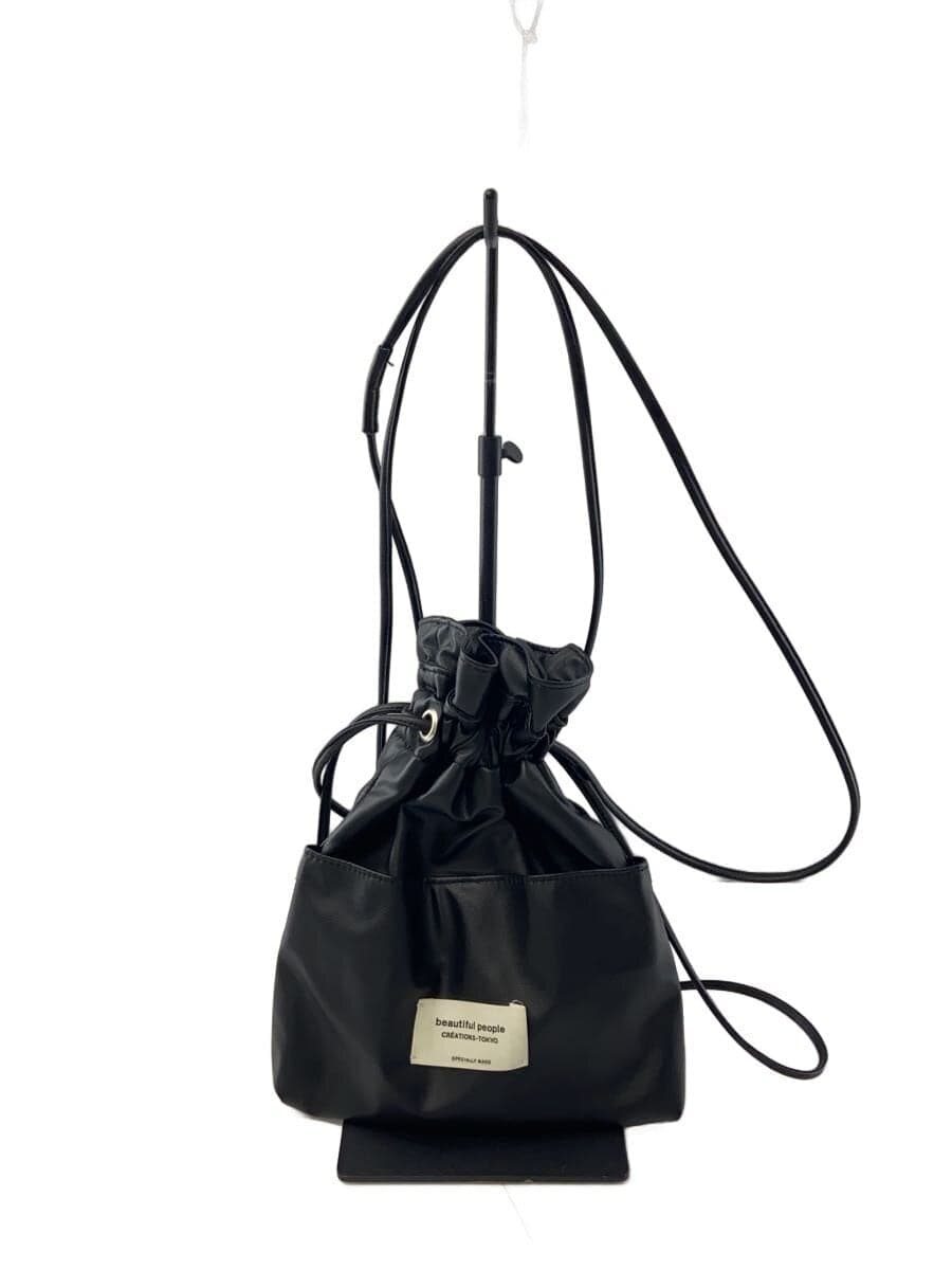 beautiful people Shoulder Bag BLK Solid