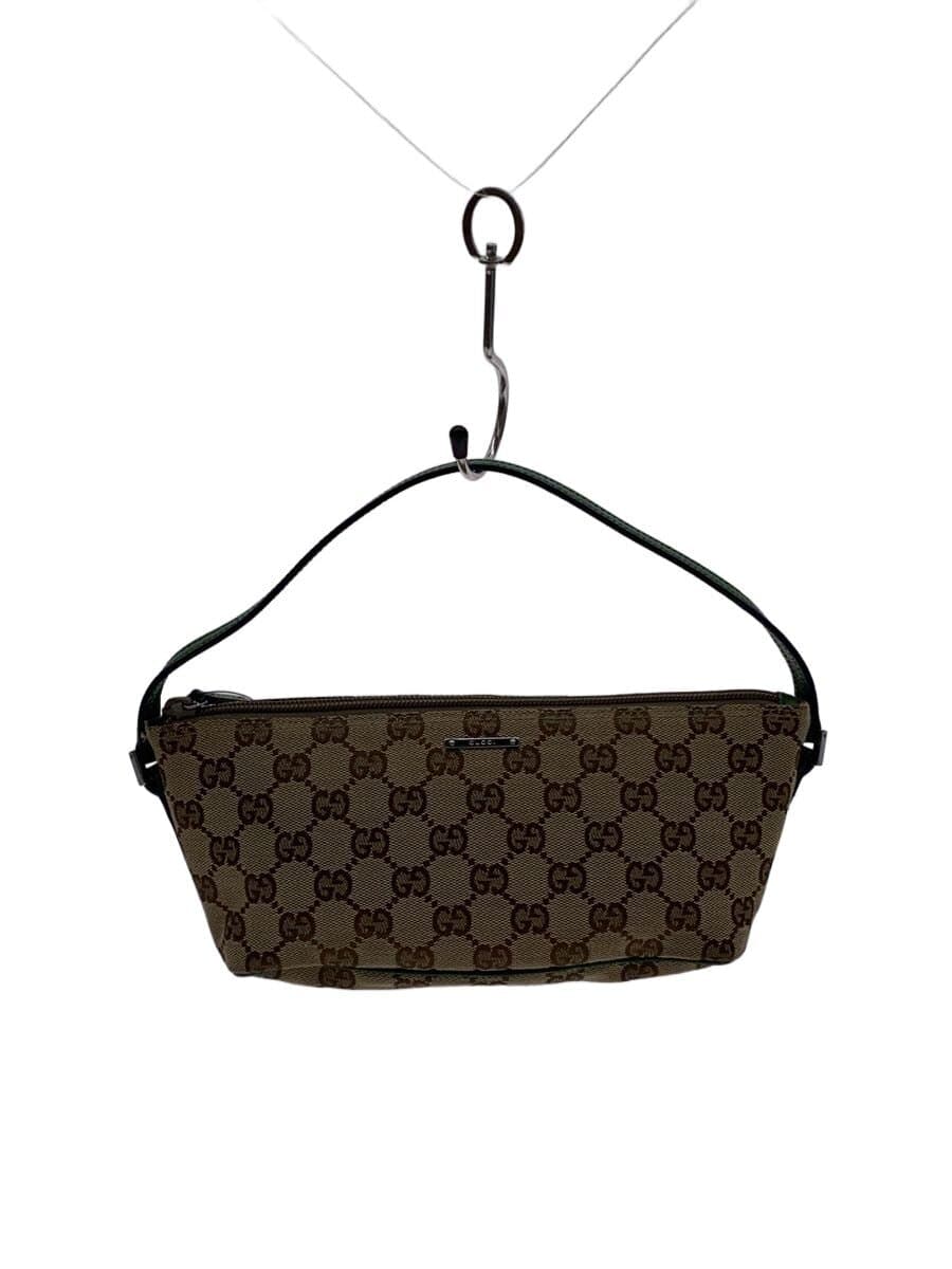 GUCCI Accessory Pouch_GG Canvas Canvas BRW Allover Pattern 07198