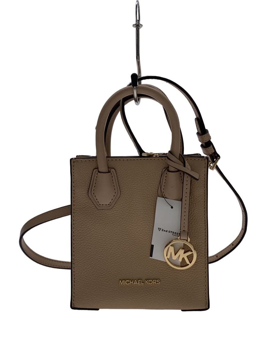 MICHAEL KORS MERCER 2WAY SHOPPER XBODY Leather BEG 35S1GM9T0L