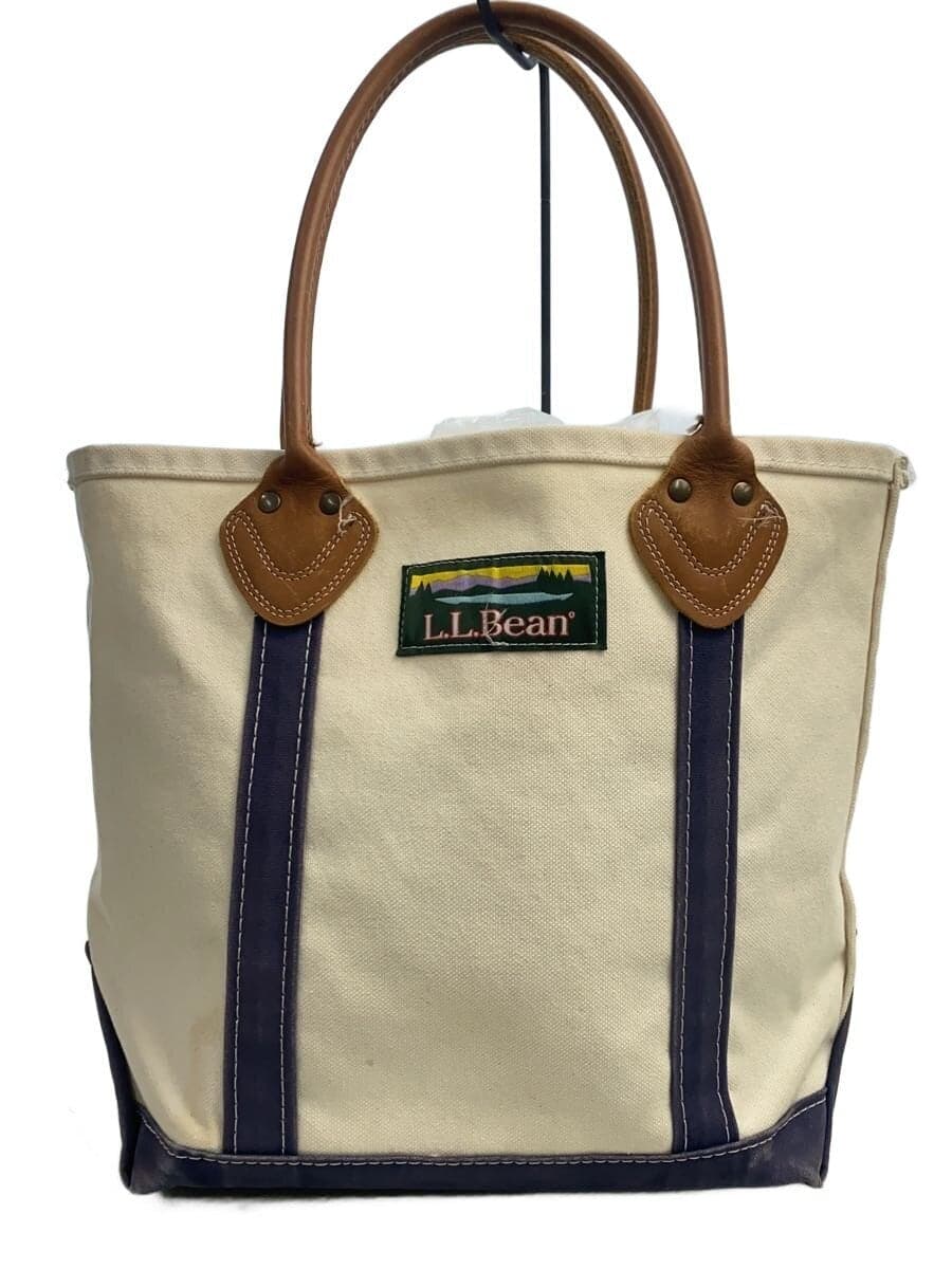 L.L.Bean Tote Bag Canvas CRM Solid 509954