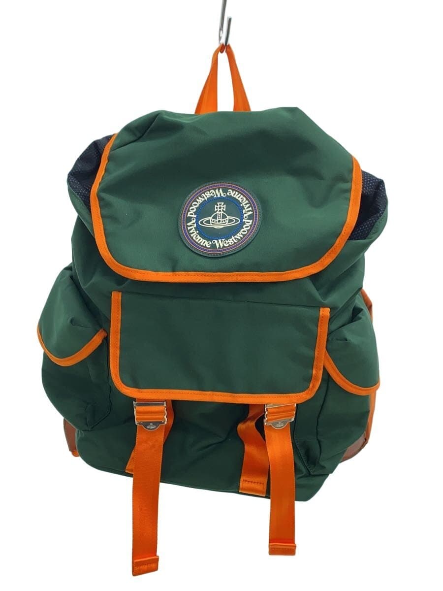 Vivienne Westwood Backpack Nylon GRN Solid VWH004