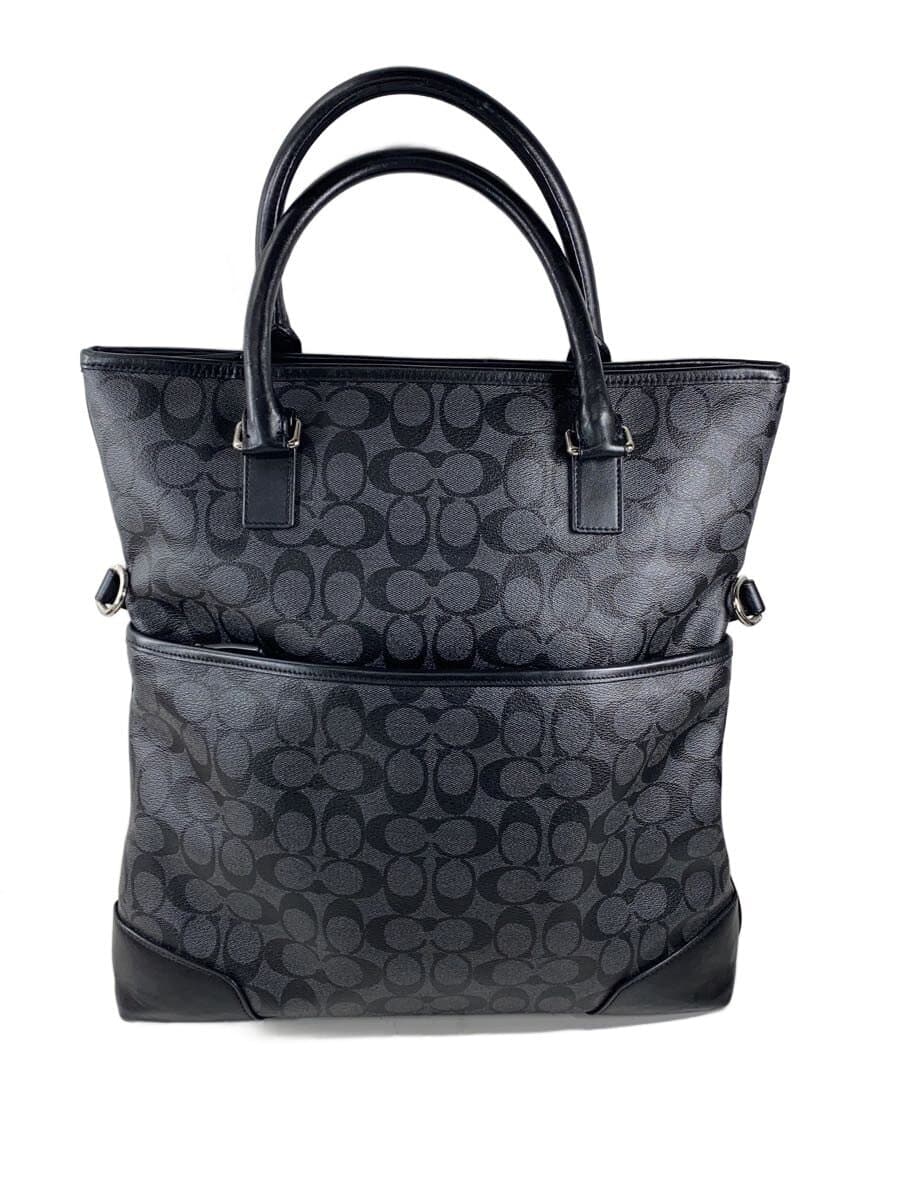 COACH Tote Bag GRY All Over Pattern F71103