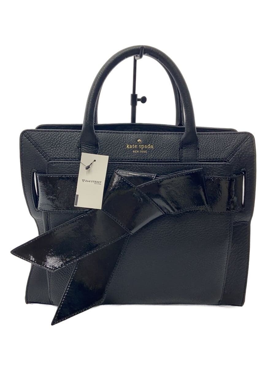 kate spade new york Handbag Leather BLK