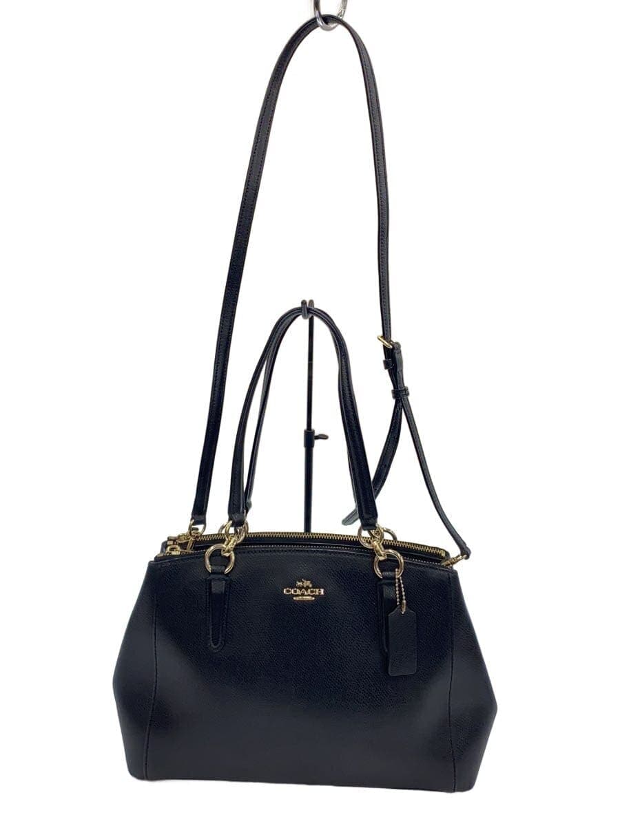 COACH2-Way Shoulder Bag PVC BLK Solid
