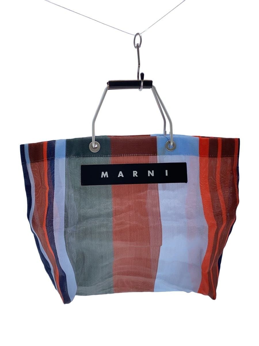 MARNI Handbag Stripe Multicolor Stain