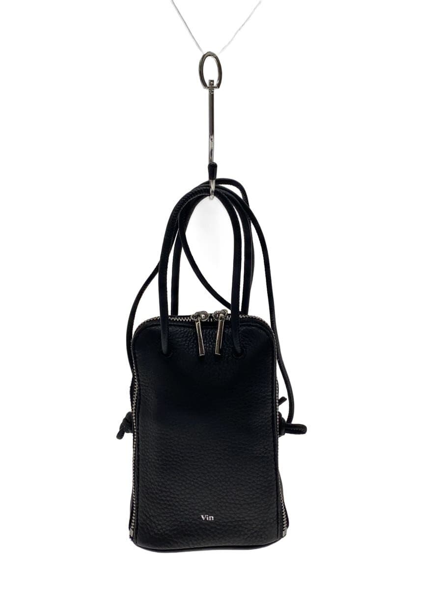 Vin Shoulder Bag Leather BLK