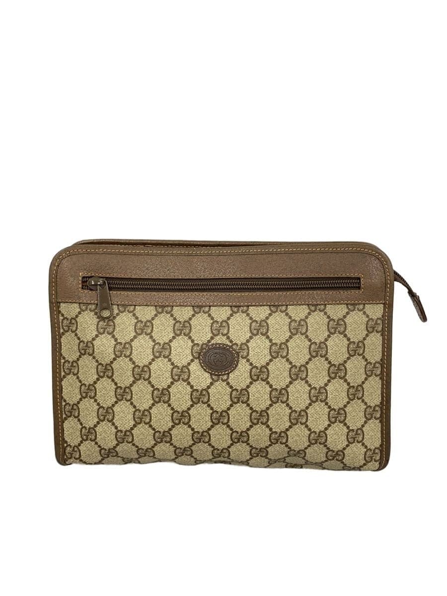 GUCCI Second Bag Leather BRW All Over Pattern 0141156063