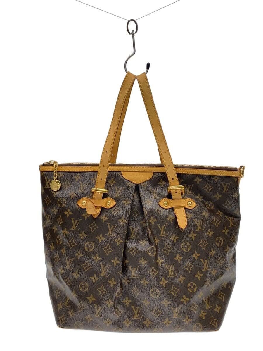 LOUIS VUITTON Palermo GM_Monogram Canvas PVC BRW All Over Pattern