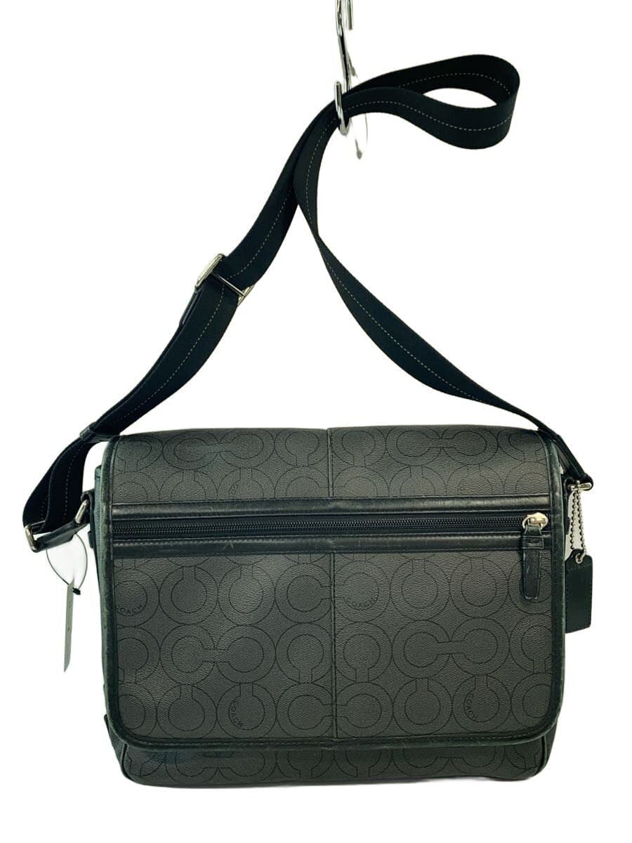 COACH Shoulder Bag -- BLK All-over pattern 70270