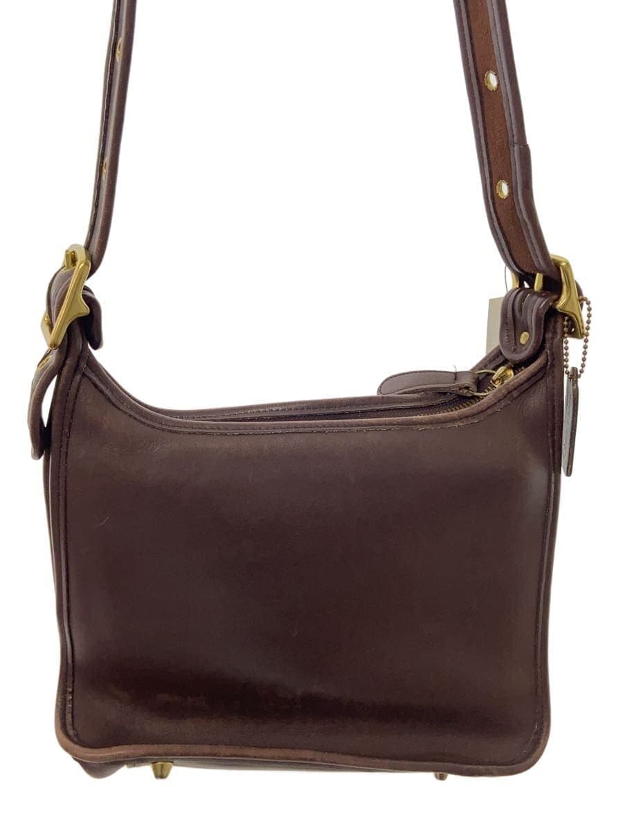 COACH Shoulder Bag Leather BRW 9966