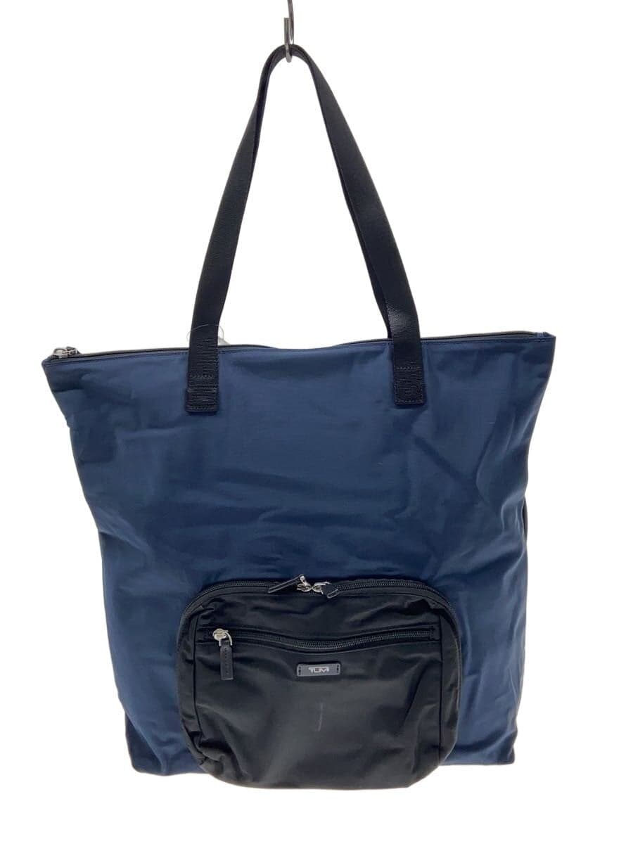 TUMIVoyageur Just in Case Tote Tote Bag Nylon NVY 691908 Has Stains