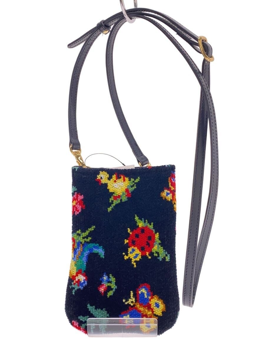 FEILER Shoulder Bag BLK All Over Pattern HE-221415