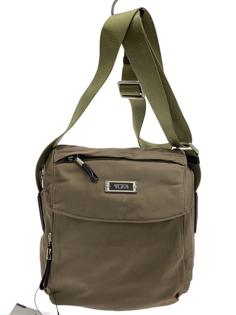 TUMI Shoulder Bag Nylon KHK Solid