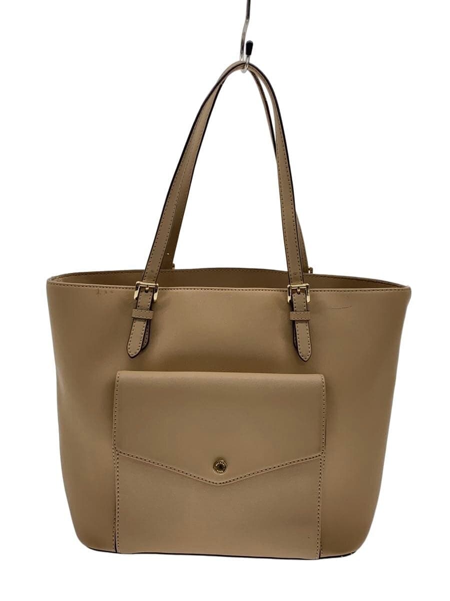 MICHAEL KORS Tote Bag Leather BEG Solid 35S6GTTT3L