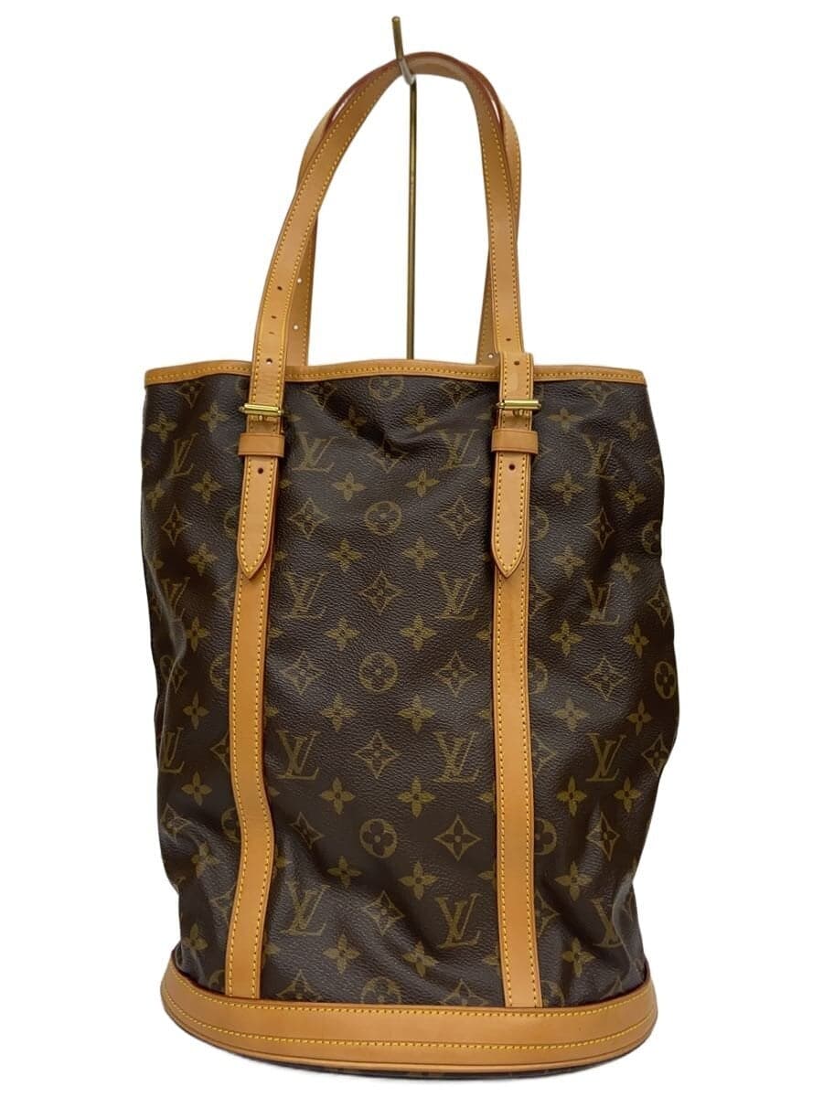 LOUIS VUITTON Bucket GM_Monogram Canvas PVC BRW Monogram