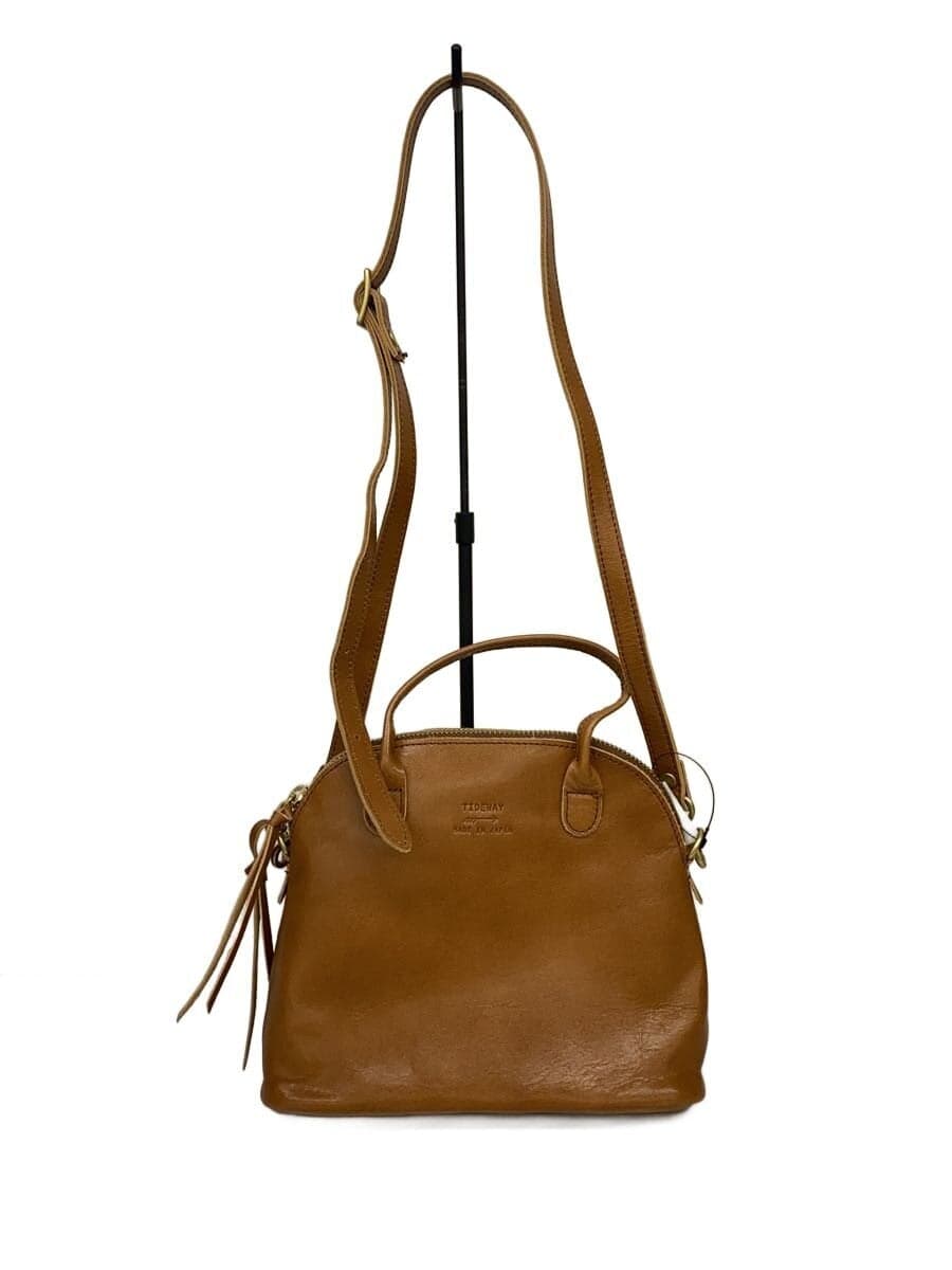TIDEWAY Leather Handbag Leather CML Solid Color