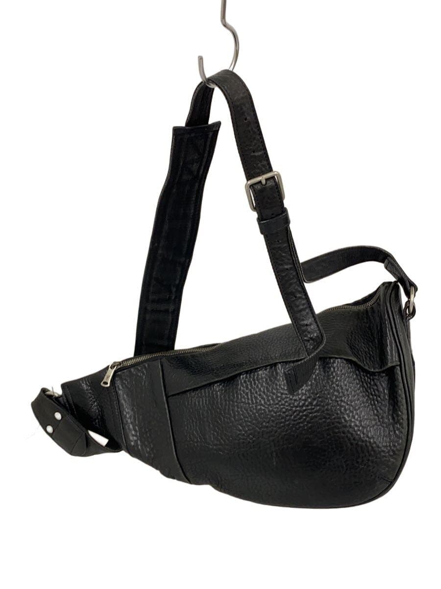 L.E.D.BITES Shoulder Bag Leather BLK Solid
