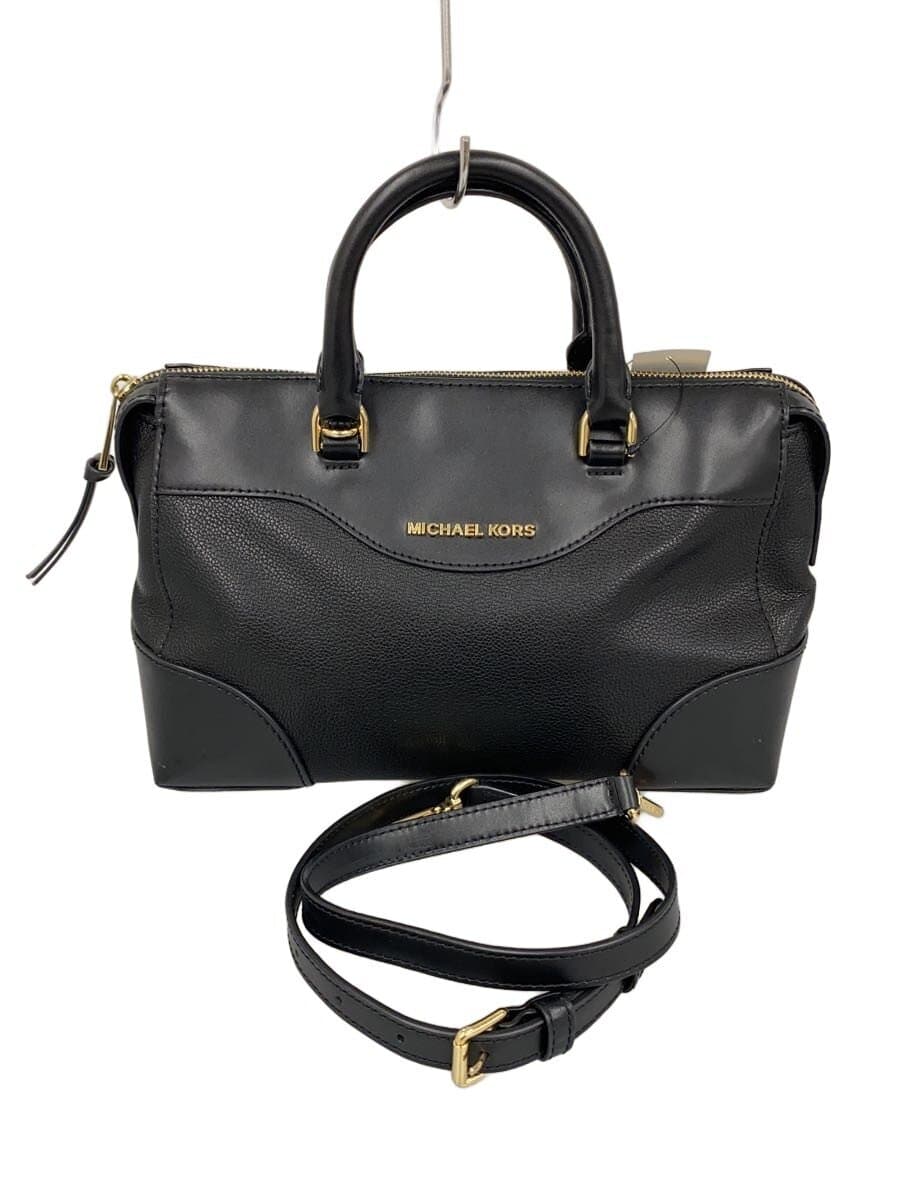 MICHAEL KORS Shoulder Bag Leather BLK 30F9GYYS1L