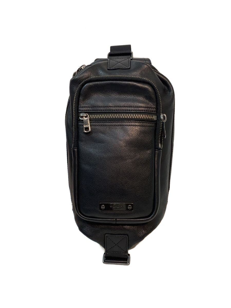 COACH Thompson Daypack Shoulder Bag_All Leather Leather BLK 71185