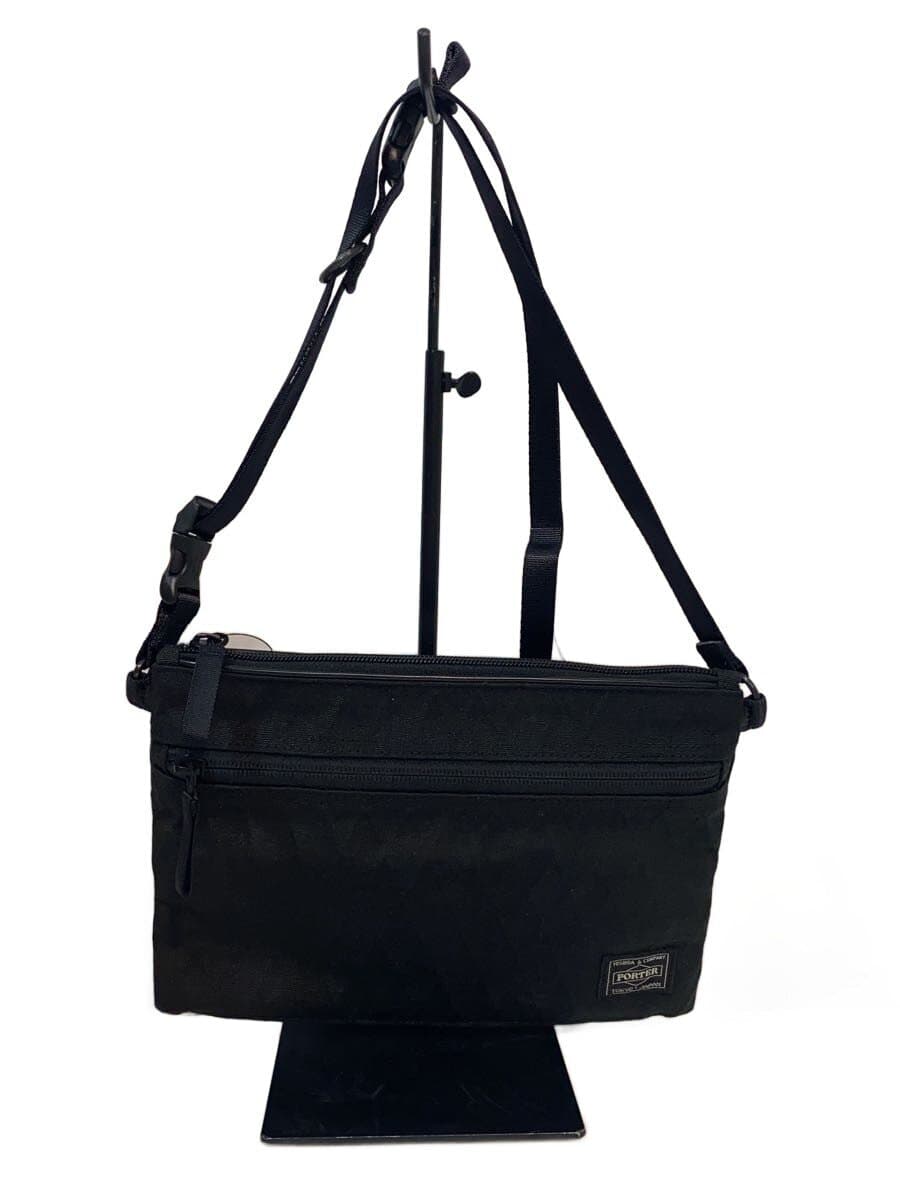 PORTER Hybrid Sacoche Shoulder Bag Nylon BLK