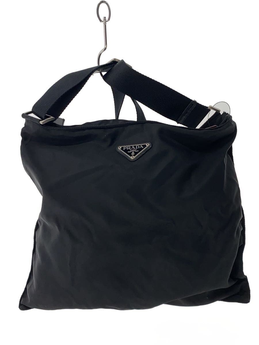 PRADA Shoulder Bag Nylon BLK