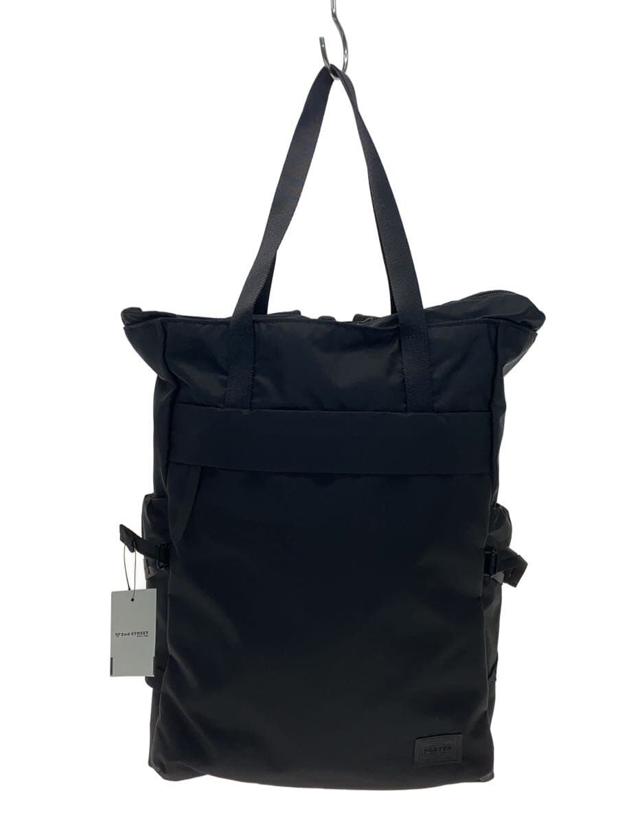 PORTER backpack nylon black plain