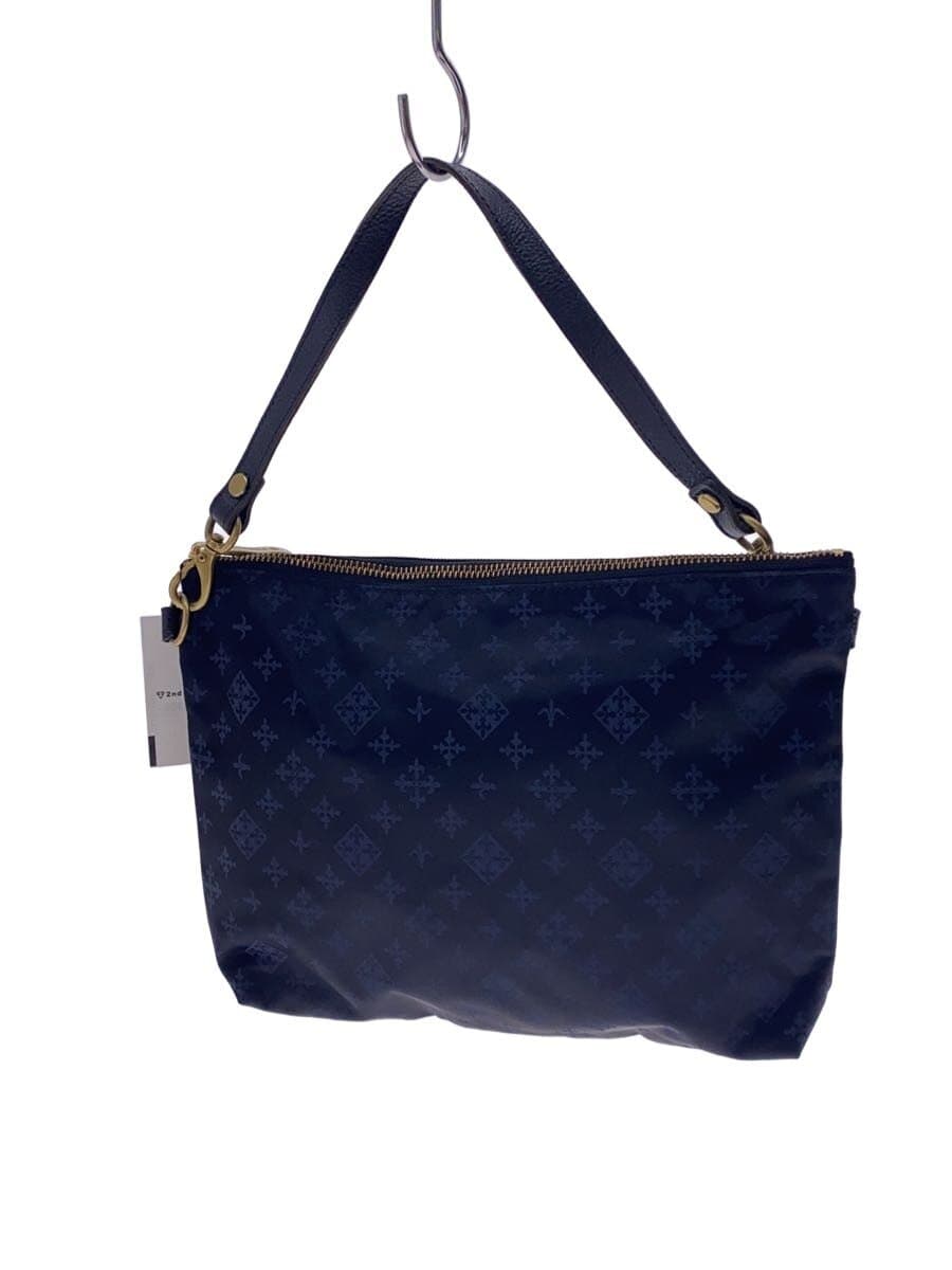 russet Shoulder Bag BLK All Over Pattern