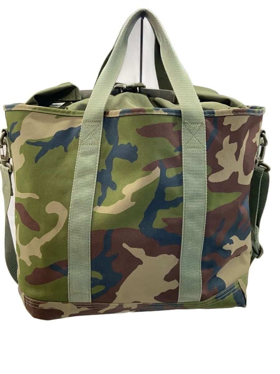 L.L.Bean Tote Bag PVC GRN Camouflage