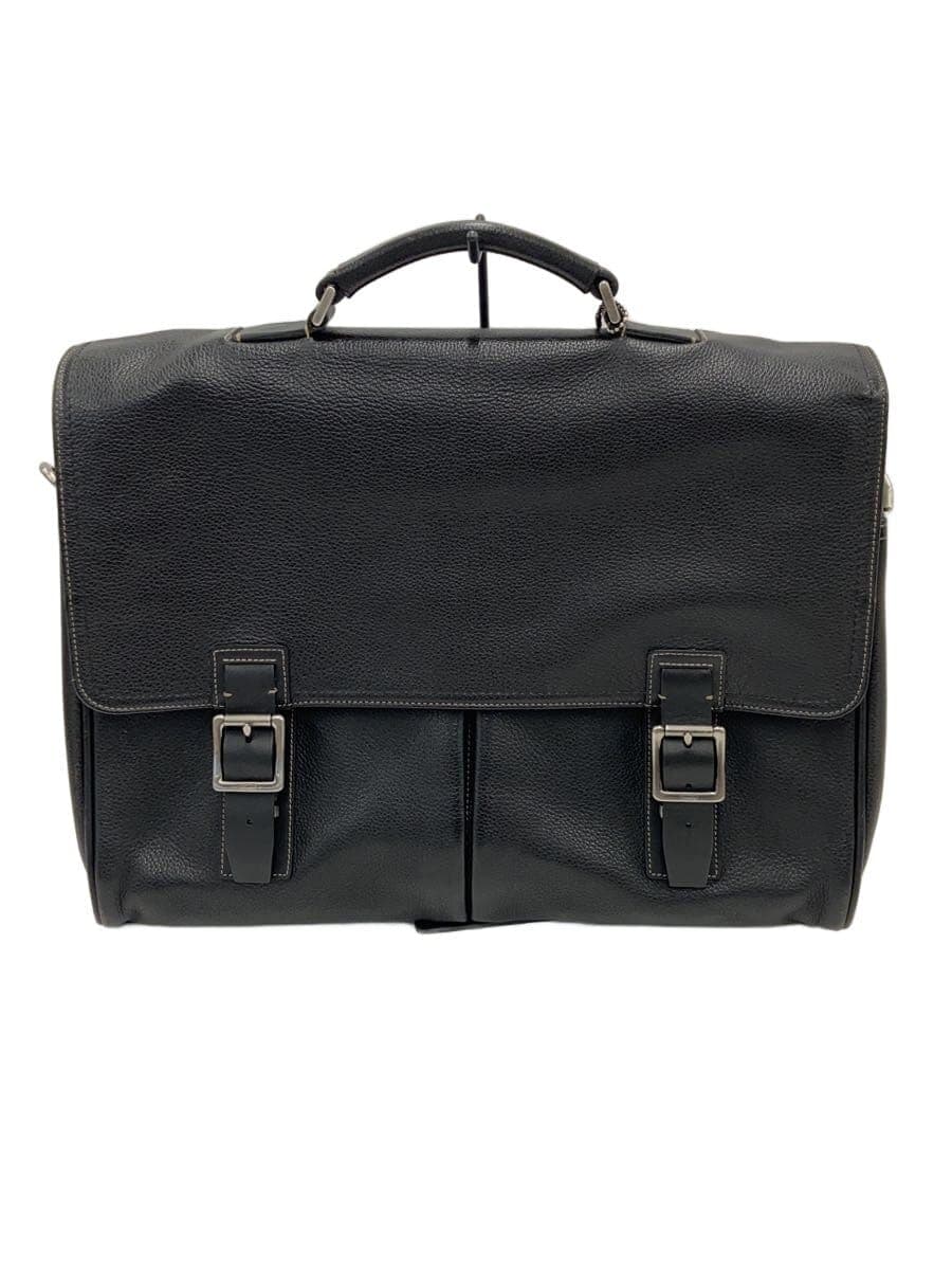 COACH2-Way Briefcase Leather BLK Solid 6466