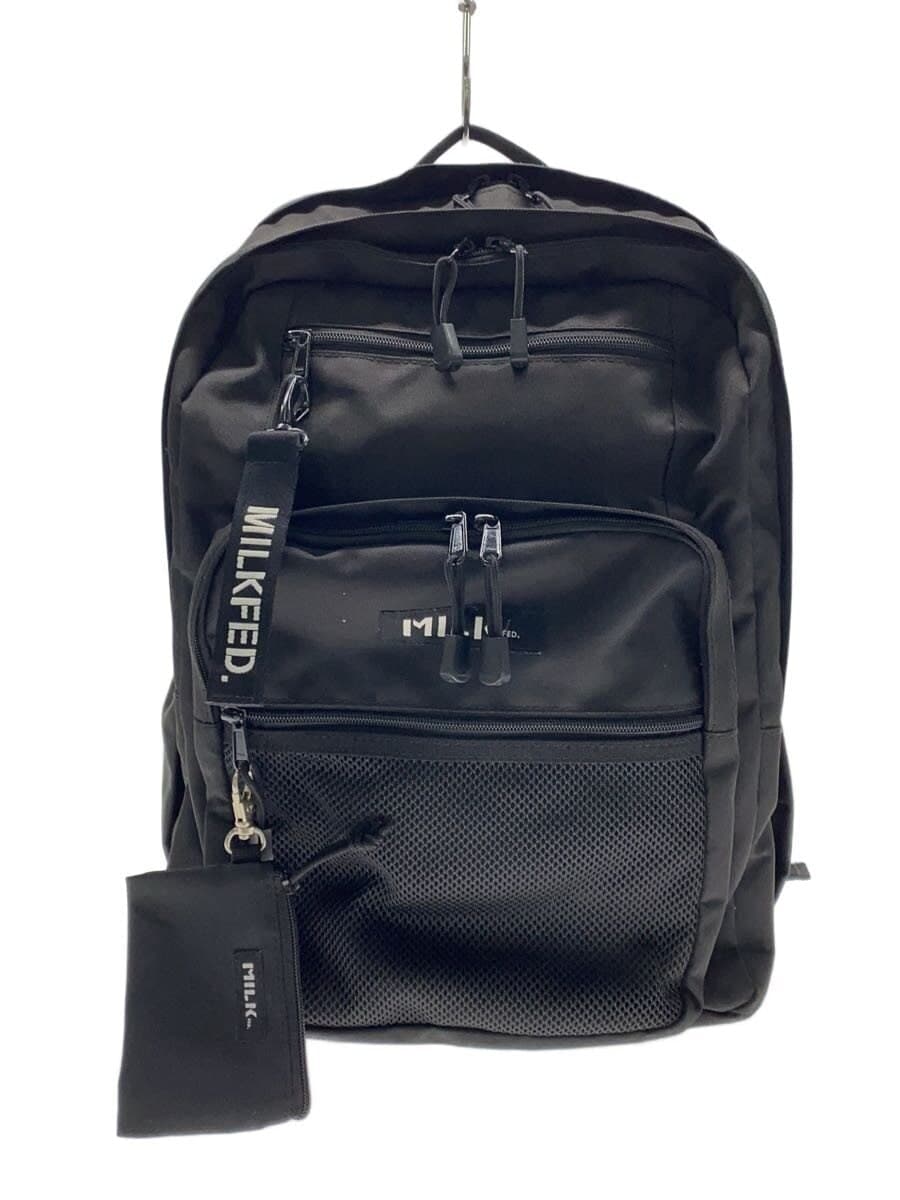 MILK FED.W ZIP BACKPACK Backpack Polyester Black 103202053019