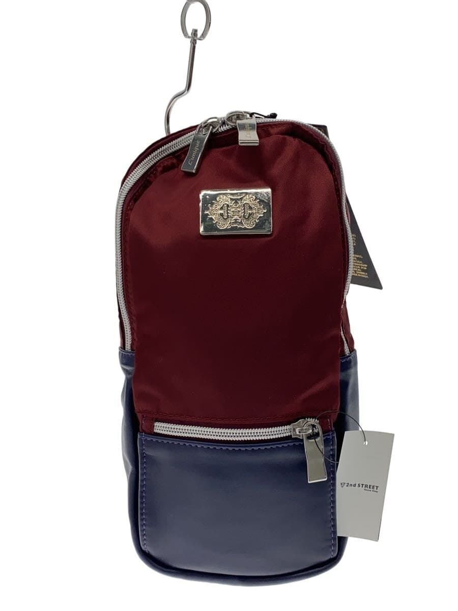 Orobianco With Tag Body Bag Shoulder Bag Nylon Leather Bordeaux Purple 2X 367