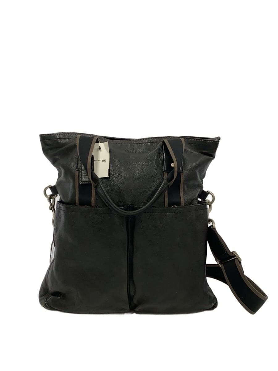 COACH Shoulder Bag Leather BLK F70558