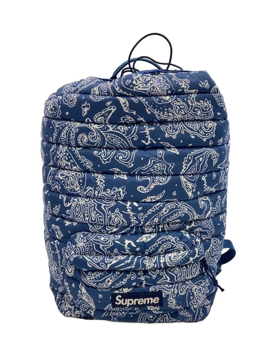 Supreme Backpack Polyester BLU All Over Pattern