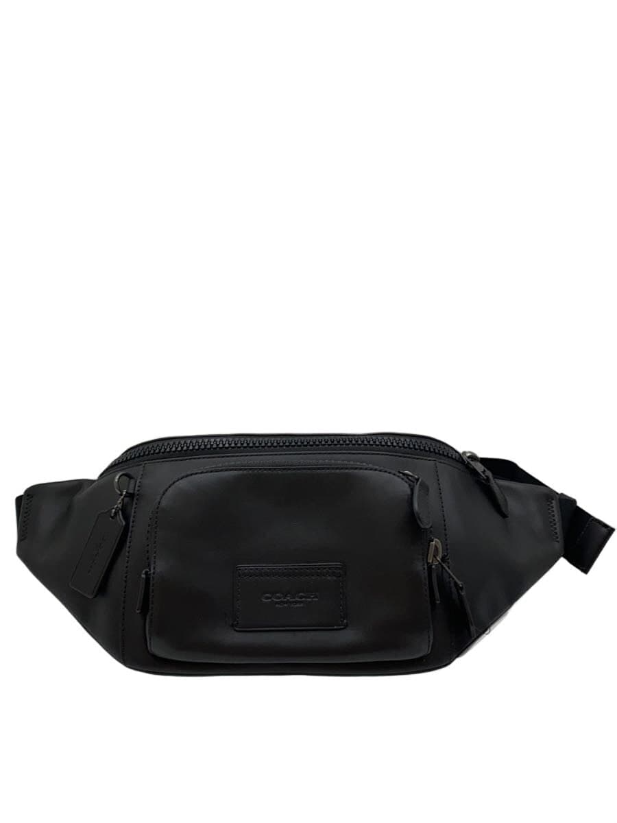 COACH Waist Bag Leather BLK Solid C2716