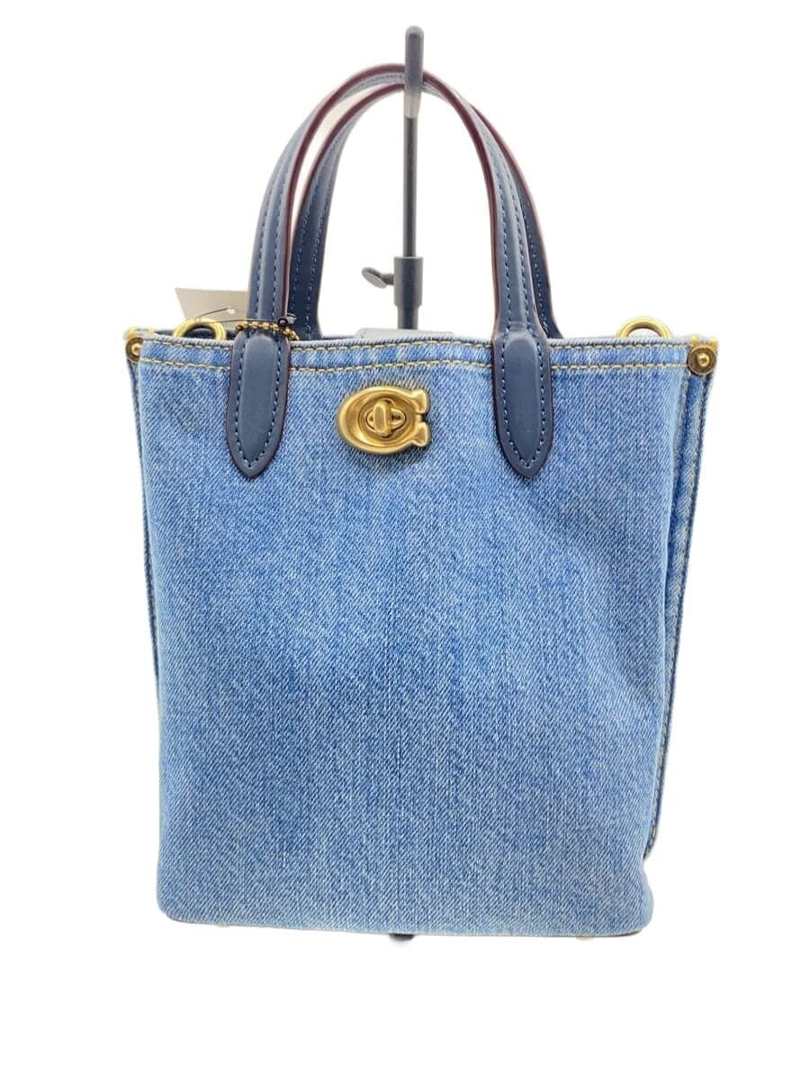 COACH Shoulder Bag Denim IDG CR677