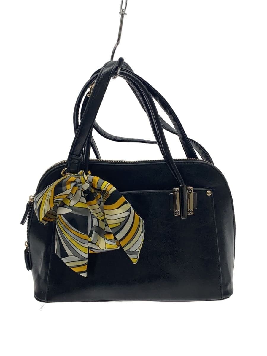 D.KELLY Shoulder Bag Leather BLK