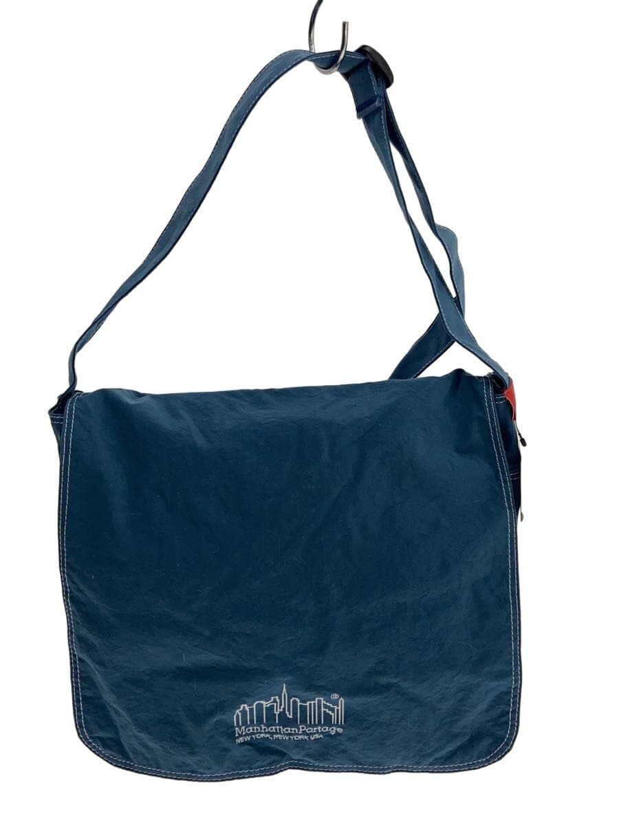 Manhattan Portage Shoulder Bag Nylon BLU Solid