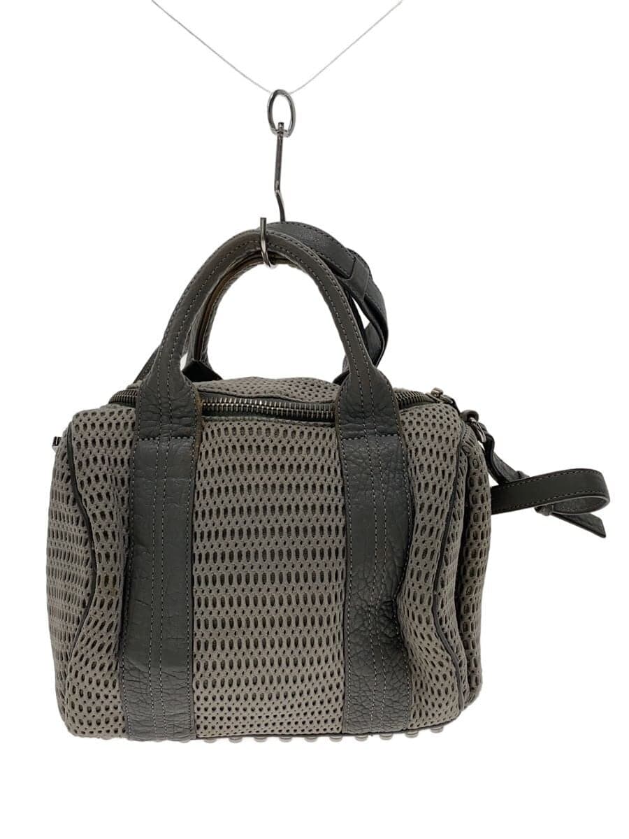 Alexander Wang Boston bag Polyester GRY Handle usage, corner scuffs