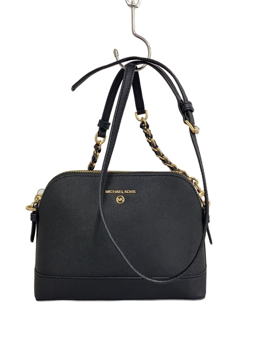 MICHAEL KORS Shoulder Bag PVC BLK Solid 32T1GT9C3L