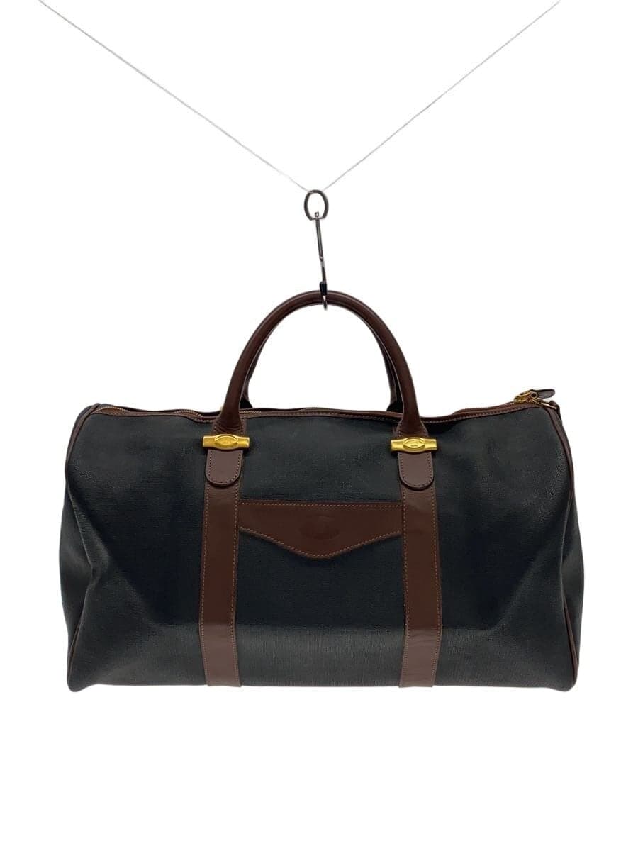 dunhill Boston Bag Leather BRW Solid